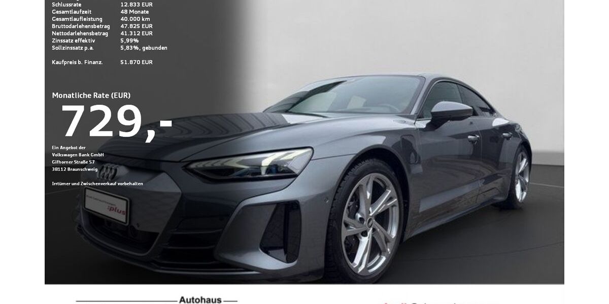 Audi e-tron GT 57.004 km 49.870 &euro; Ravensburg 88214