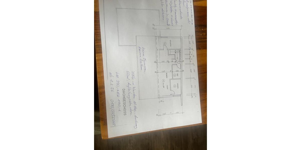 Wohnung in Wenden 2 zimmer