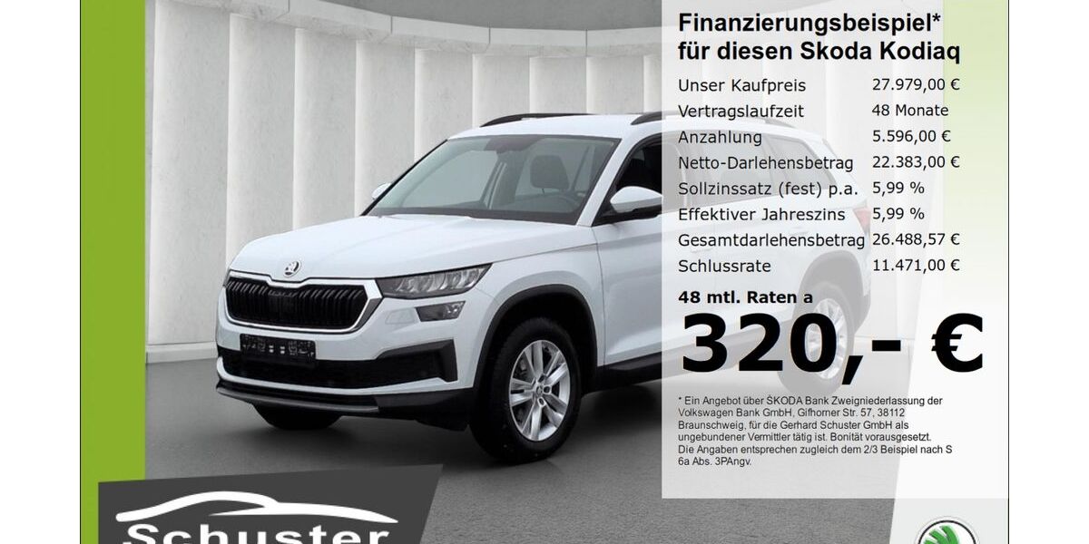Skoda Kodiaq 92.887 km 27.979 &euro; Ruhstorf 94099