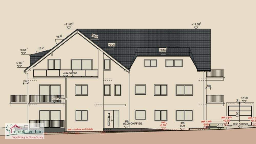 Etagenwohnung Losheim am See Losheim - 3 Zimmer, 93 m&sup2;, 354.700&euro; | Angebot:25814967