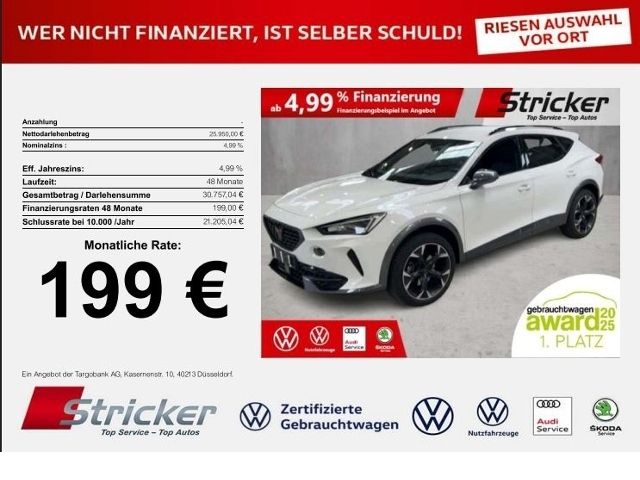 Cupra Formentor 14.672 km 25.949 € Detmold 32760