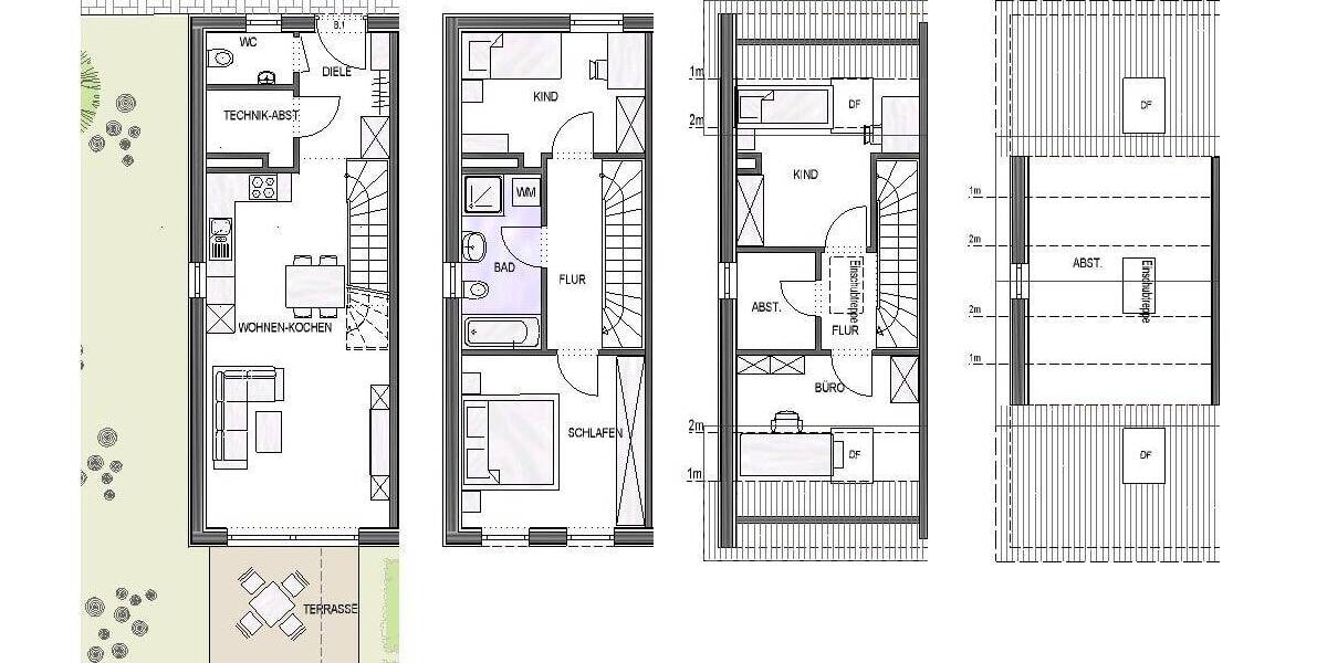 Reihenendhaus Achstetten - 6 Zimmer, 112 m&sup2;, 457.000&euro; | Angebot:23677413