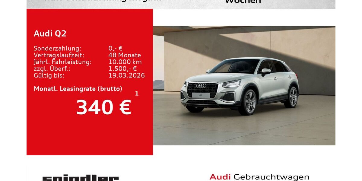 Audi Q2 12.500 km 36.980 &euro; Würzburg 97076