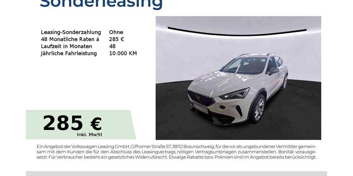 Cupra Formentor 17.487 km 24.940 &euro; Bernburg 06406