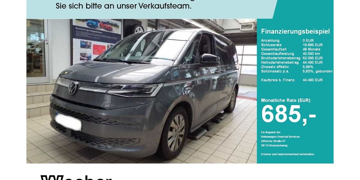 VW T7 Multivan 66.848 km 44.490 &euro; Weil der Stadt 71263