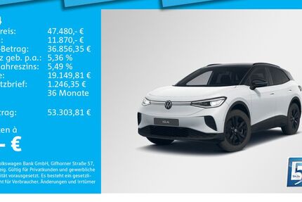 VW ID.4 5.167 km 47.480 &euro; München 80935