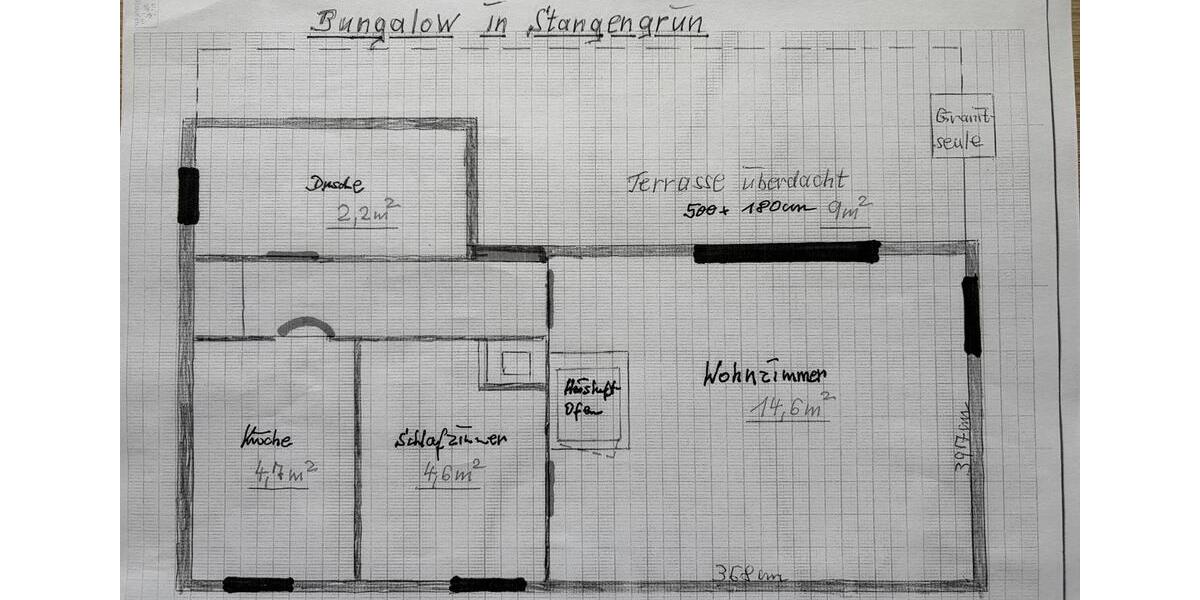 Bungalow Kirchberg - 3 Zimmer, 21 m&sup2;, 33.300&euro; | Angebot:26270662