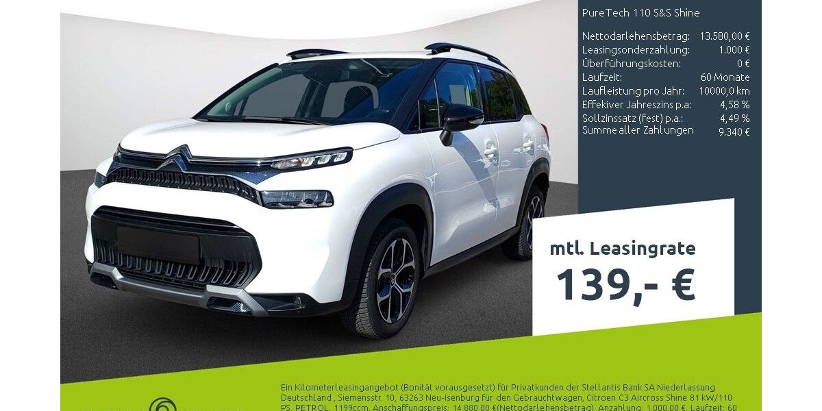 Citroen C3 Aircross 20.383 km 12.945 &euro; Borken 46325