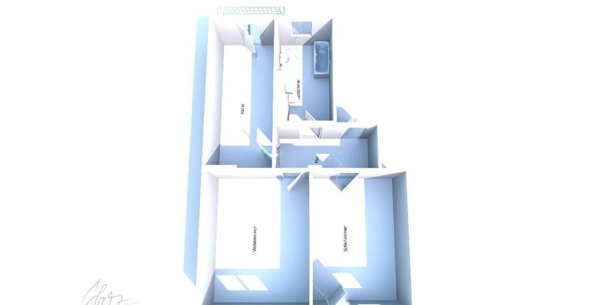 Etagenwohnung Riesa - 2 Zimmer, 73 m&sup2;, 395&euro; | Angebot:26400675