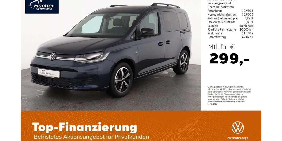 VW Caddy 2.000 km 42.980 &euro; Neumarkt 92318