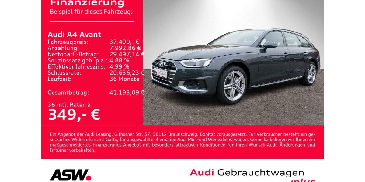 Audi A4 69.000 km 37.490 &euro; Heilbronn 74074