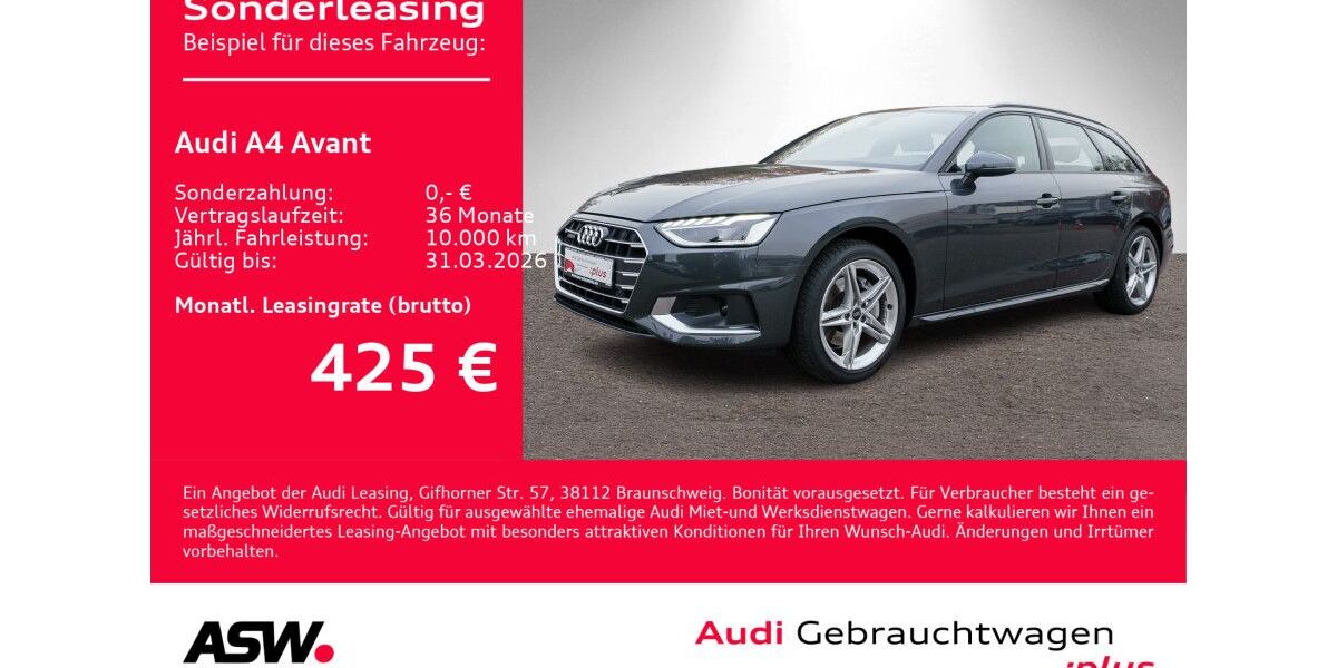 Audi A4 75.000 km 30.990 &euro; Heilbronn 74074