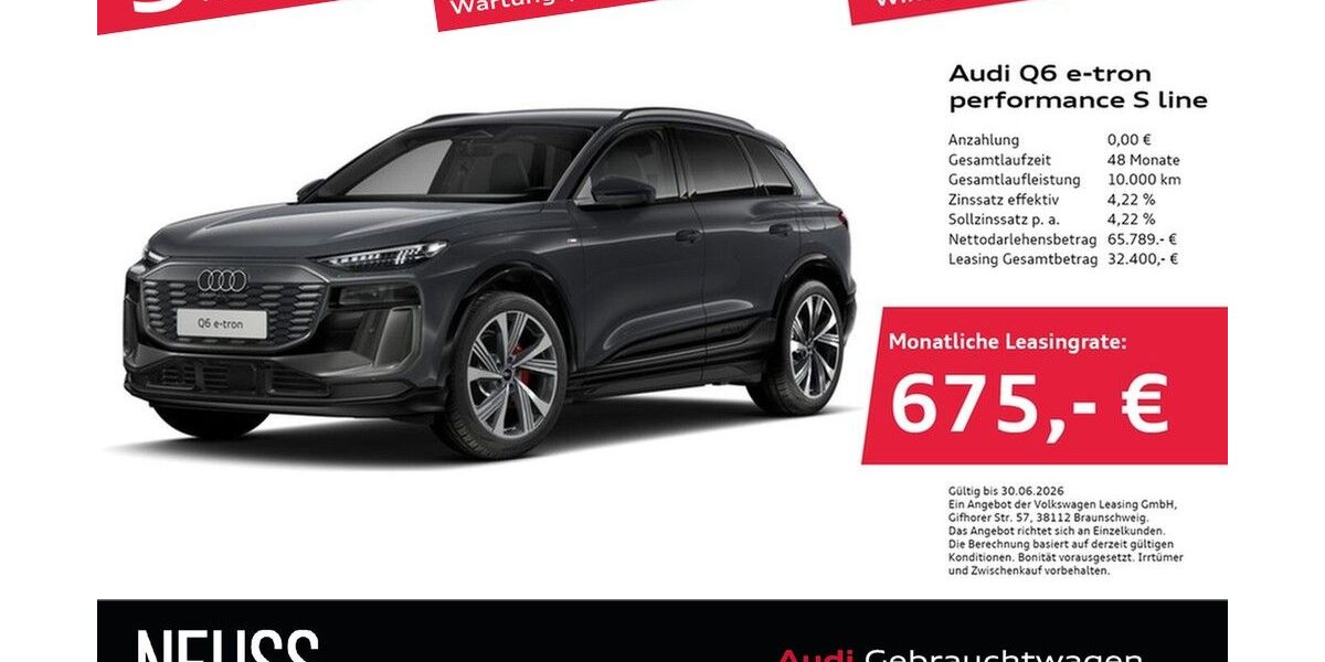 Audi Q6 e-tron 5.958 km 65.790 &euro; Pfarrkirchen 84347