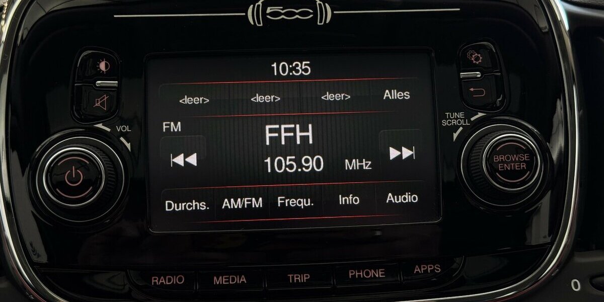 Fiat 500 0.9 TwinAir Lounge Schiebedach Klima PDC 50.900 km 9.595 &euro; Lich 35423