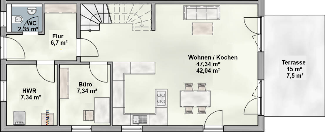 Doppelhaushälfte Füssen Weißensee - 5 Zimmer, 127 m&sup2;, 832.000&euro; | Angebot:25768182