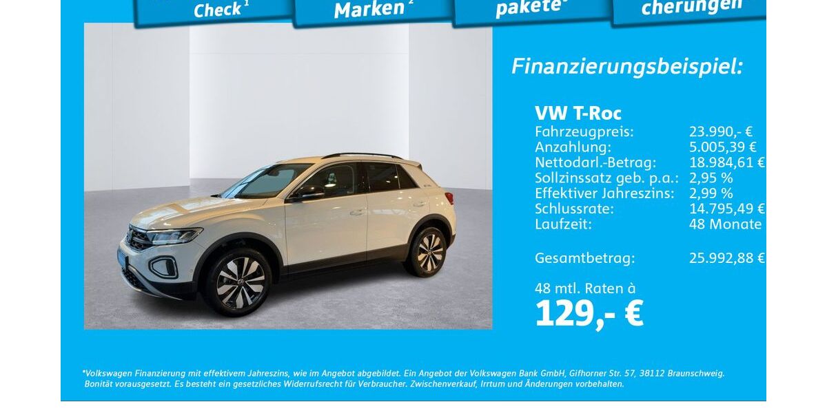 VW T-Roc 21.937 km 23.990 &euro; Glinde 21509