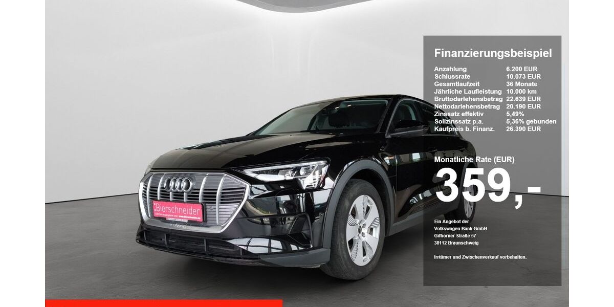 Audi e-tron 42.625 km 26.390 &euro; Regensburg 93055