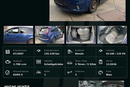 Ford C-Max 155.339 km 3.590 &euro; Kassel 34123