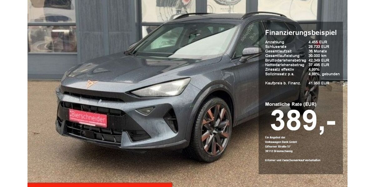 Cupra Formentor 8.900 km 41.950 &euro; Regensburg 93055