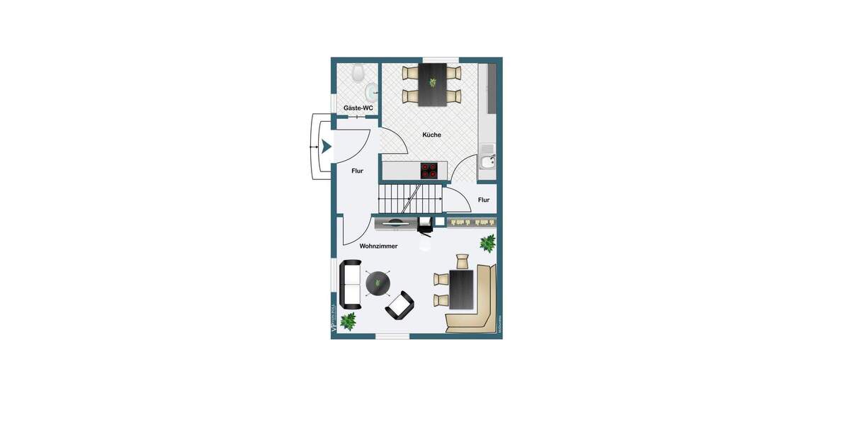 Reihenendhaus Halle (Westf.) Halle - 3 Zimmer, 70 m&sup2;, 179.000&euro; | Angebot:24775275