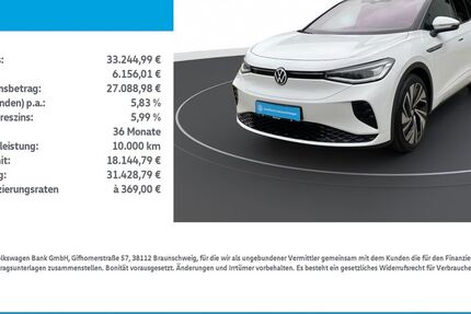 VW ID.4 65.975 km 33.245 &euro; Mühlhausen/Thüringen 99974