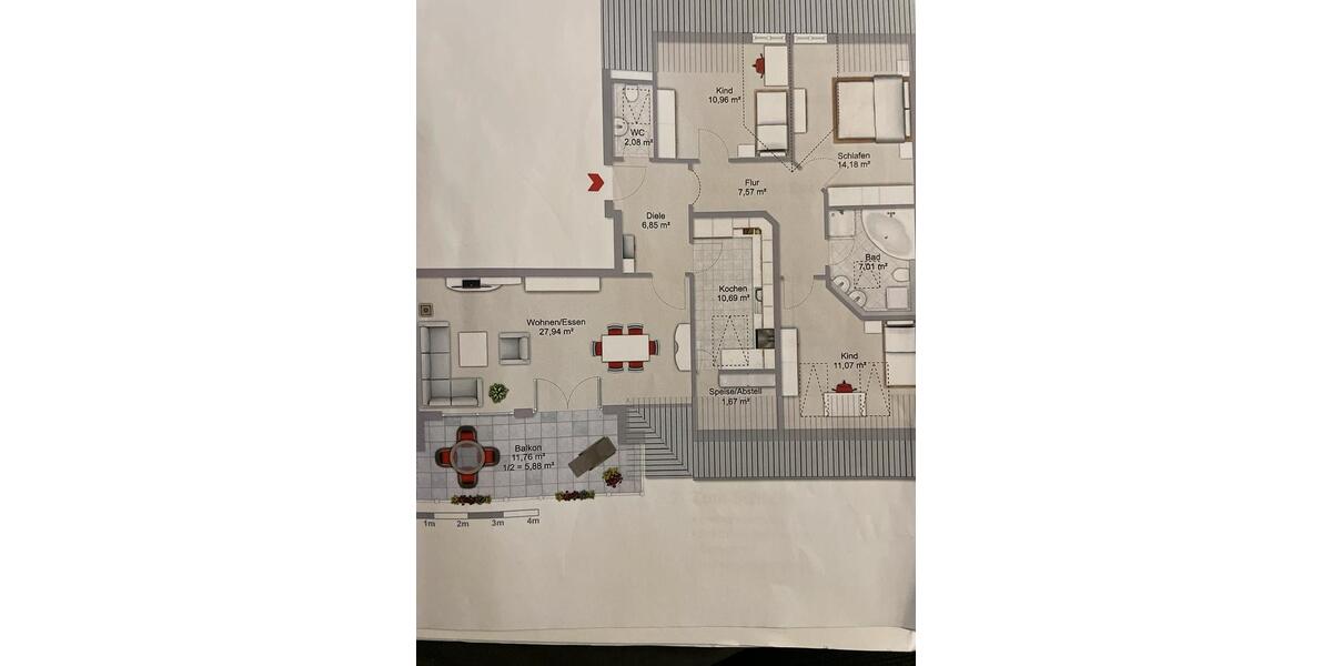 Sonnig-ruhig-zentral in Gelting 4 zimmer