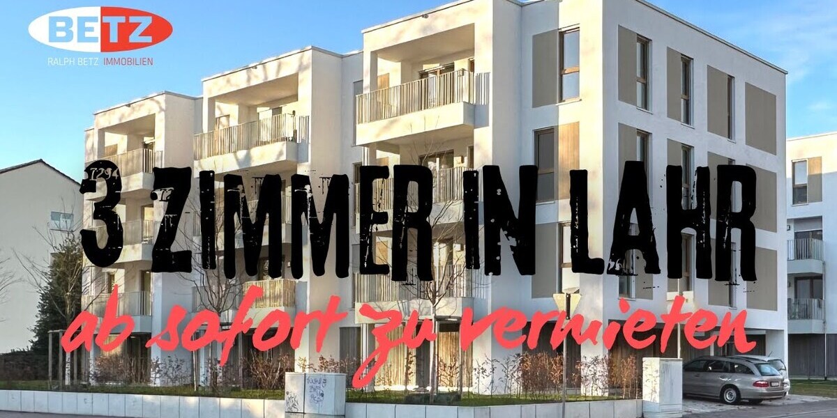 Etagenwohnung Lahr (Schwarzwald) - 3 Zimmer, 102 m&sup2;, 1.160&euro; | Angebot:26313899