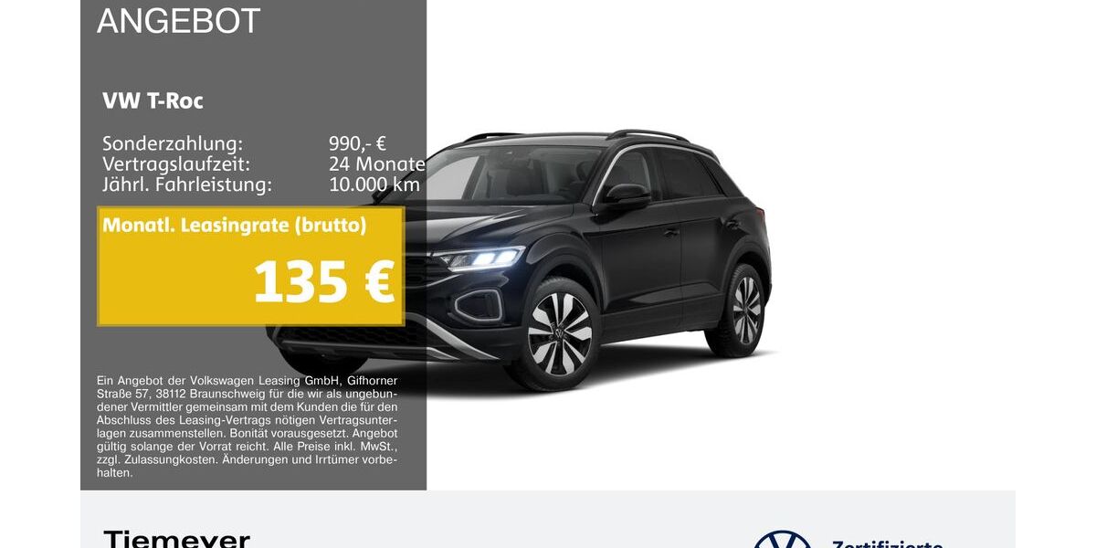VW T-Roc 19.176 km 22.490 &euro; Duisburg 47059