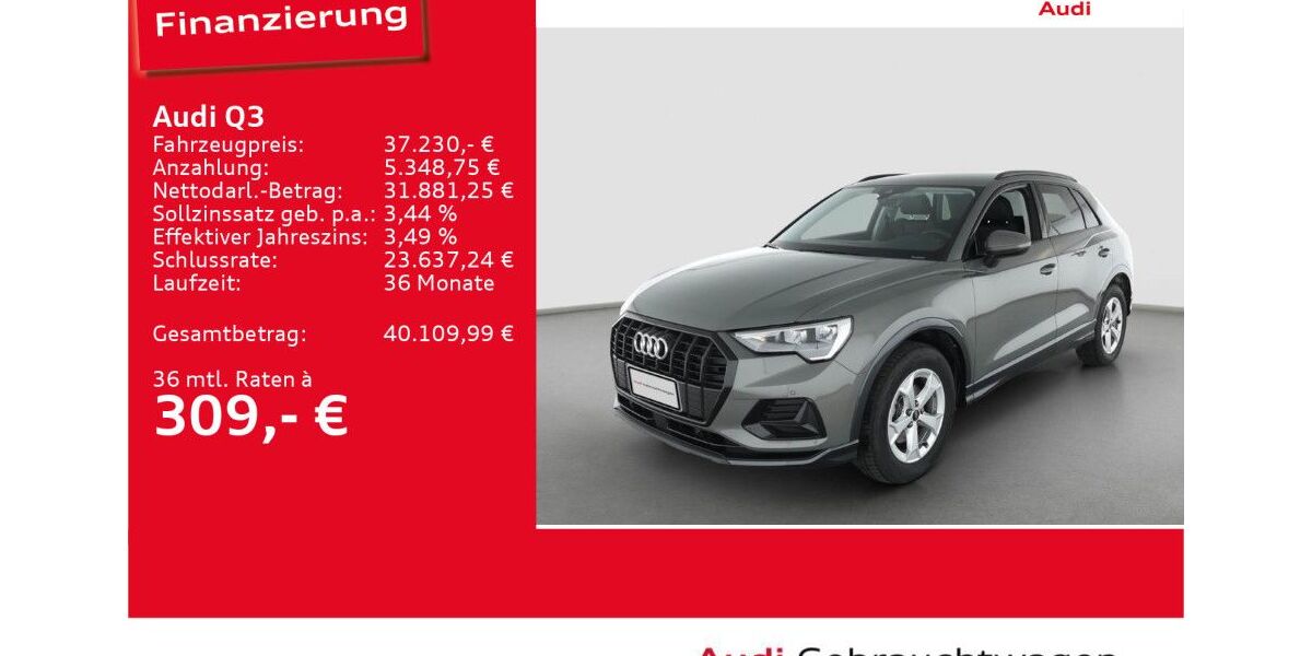 Audi Q3 4.642 km 37.230 &euro; Ulm 89073