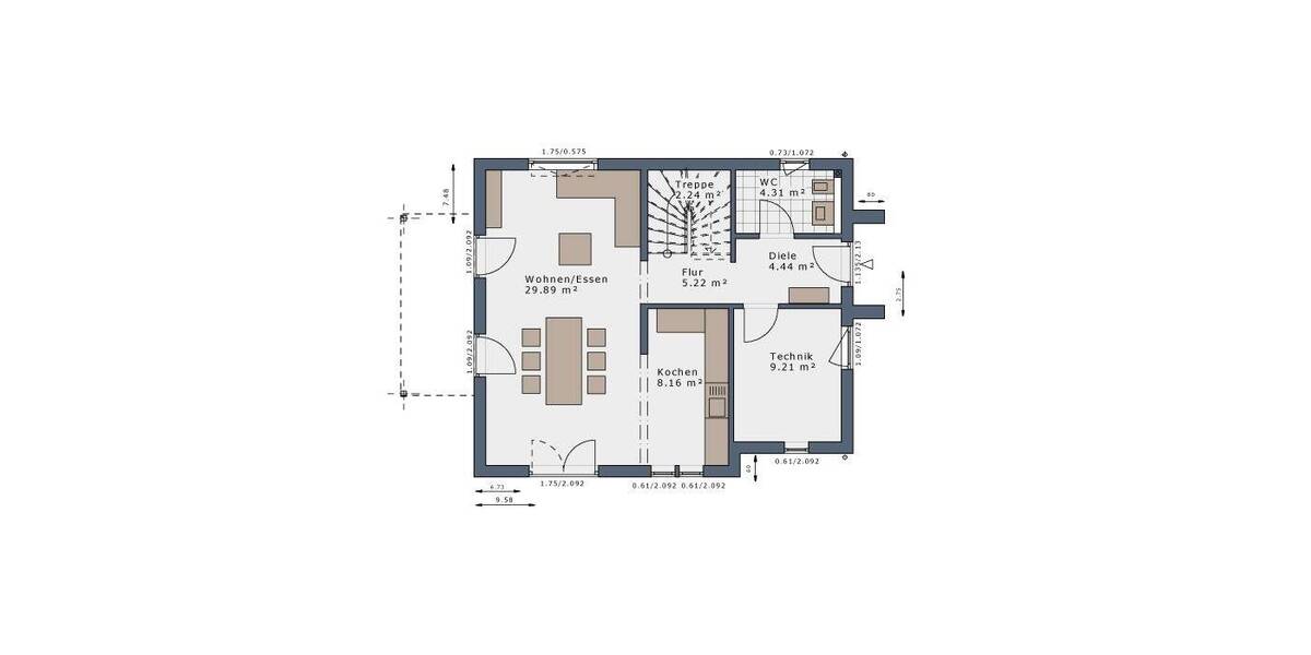 Einfamilienhaus Wehretal Reichensachsen - 4 Zimmer, 129 m&sup2;, 1.321&euro; | Angebot:26929726