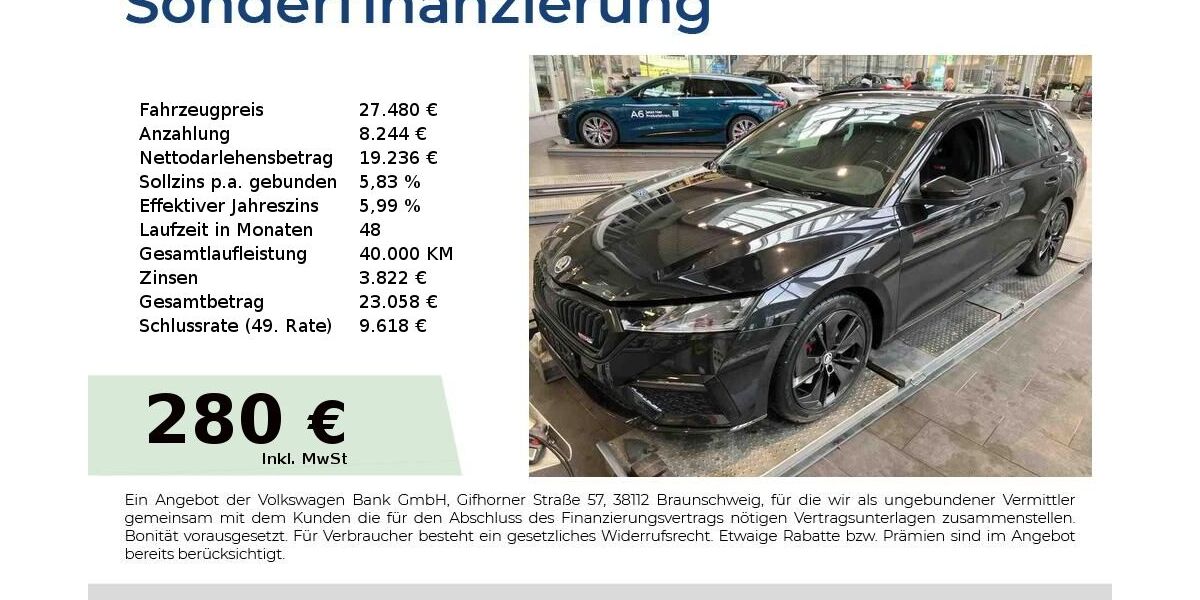 Skoda Octavia 88.750 km 27.480 &euro; Nürnberg 90431