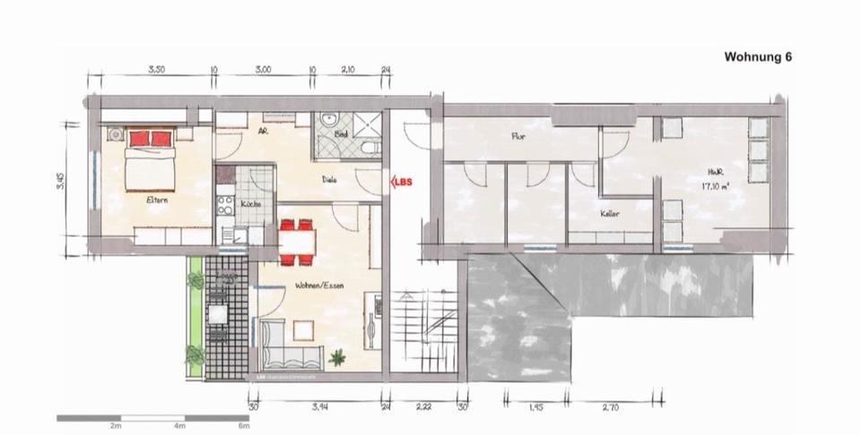 Etagenwohnung Siegen Kaan-Marienborn - 2 Zimmer, 52 m&sup2;, 130.000&euro; | Angebot:26253590