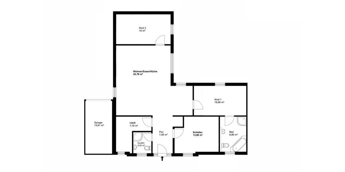 Bungalow Sarstedt - 4 Zimmer, 121 m&sup2;, 380.000&euro; | Angebot:25379196