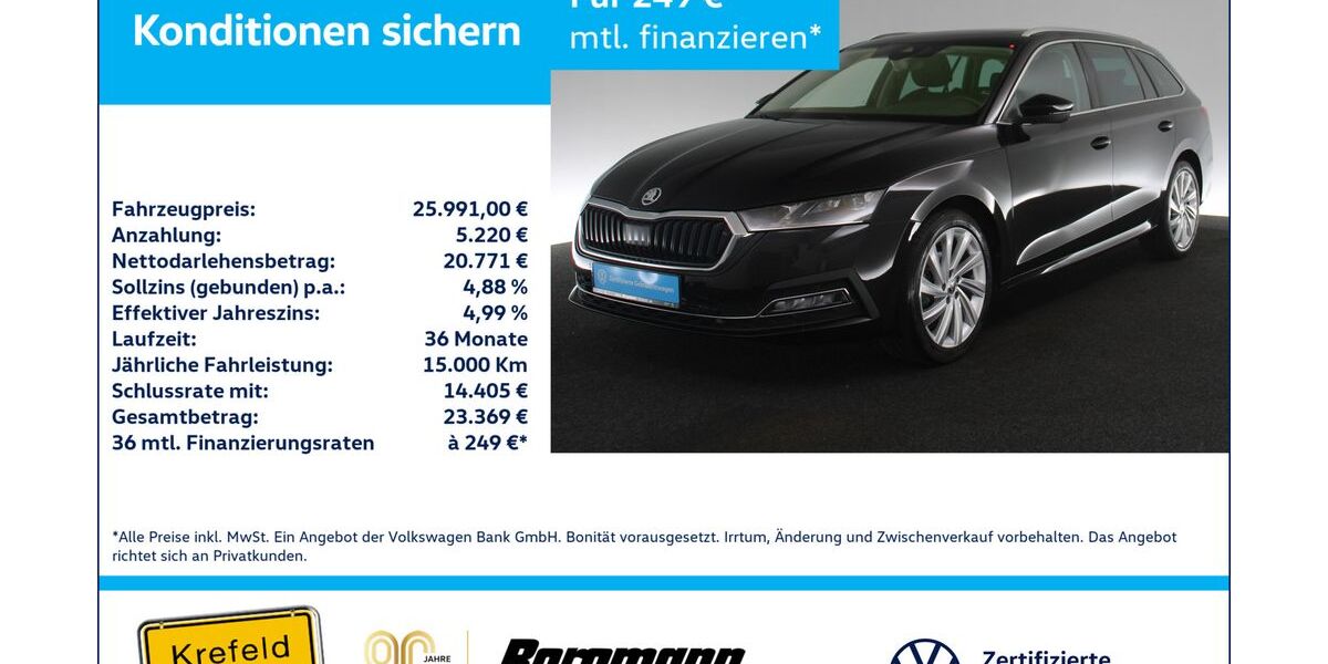 Skoda Octavia 74.208 km 25.991 &euro; Krefeld 47803