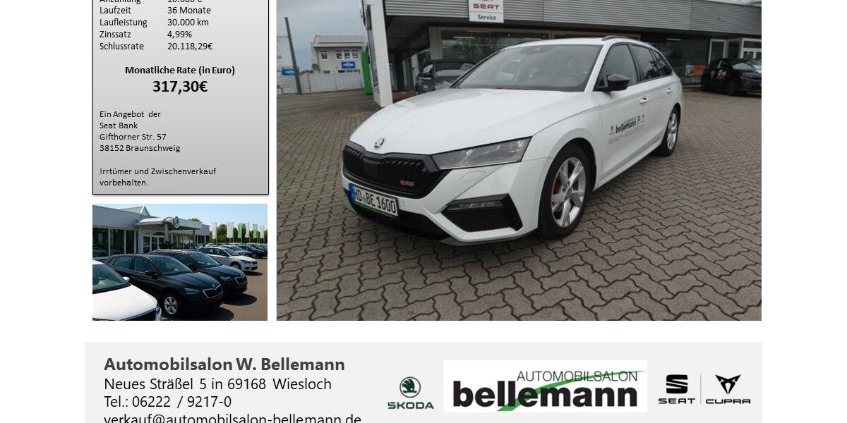 Skoda Octavia 49.250 km 37.990 &euro; Wiesloch 69168