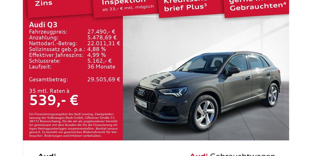 Audi Q3 44.205 km 27.490 &euro; Dresden 01067