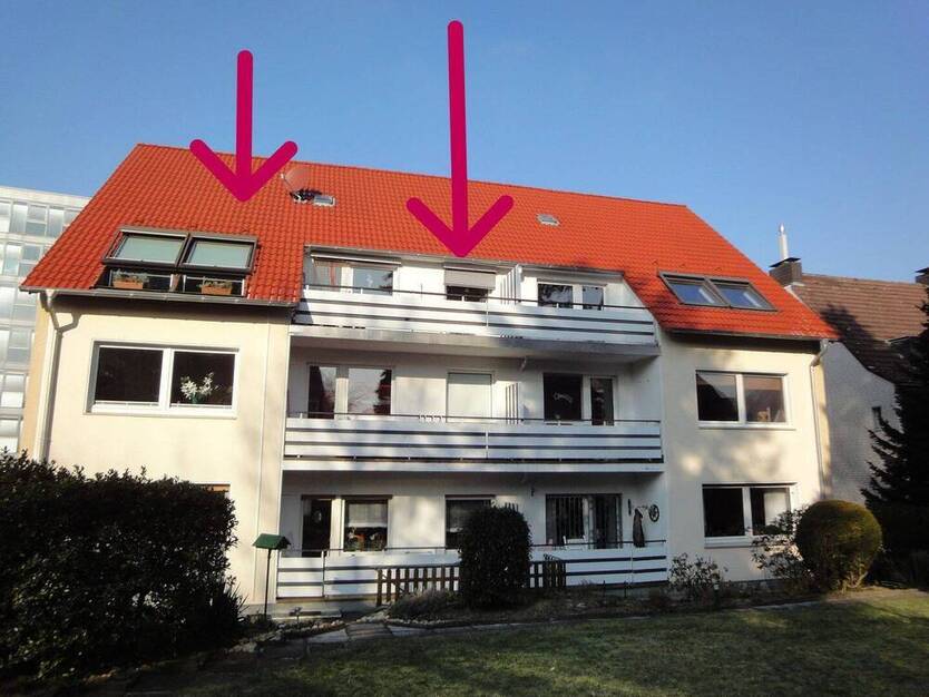 schöne 4 - Zimmerwohnung mit Balkon u. Garage, Dortmund Mitte-Ost