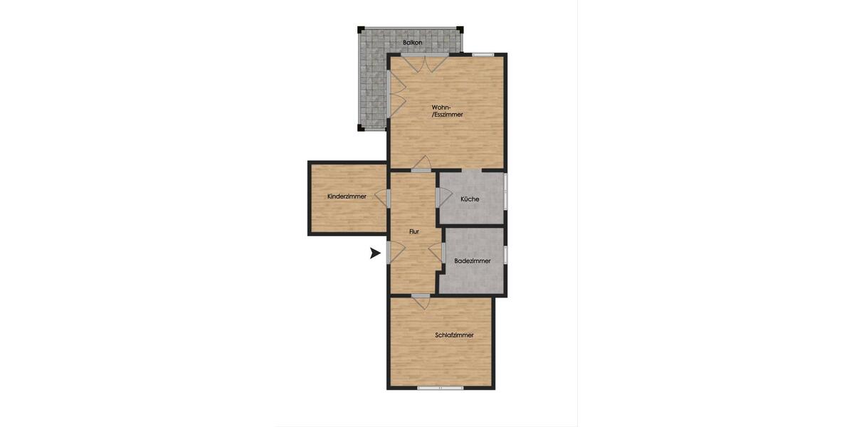 Etagenwohnung Westerstede - 3 Zimmer, 77 m&sup2;, 740&euro; | Angebot:26681570