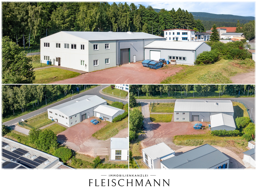 Moderne Gewerbeimmobilie mit klimatisierter Halle und Einliegerwohnung in Zella-Mehlis zimmer