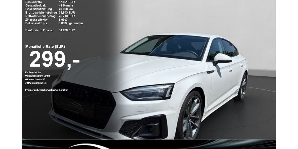 Audi A5 74.153 km 34.280 &euro; Sigmaringen 72488