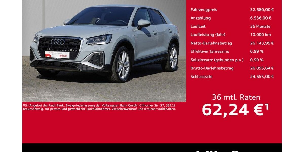 Audi Q2 5.200 km 32.680 &euro; Trier 54292