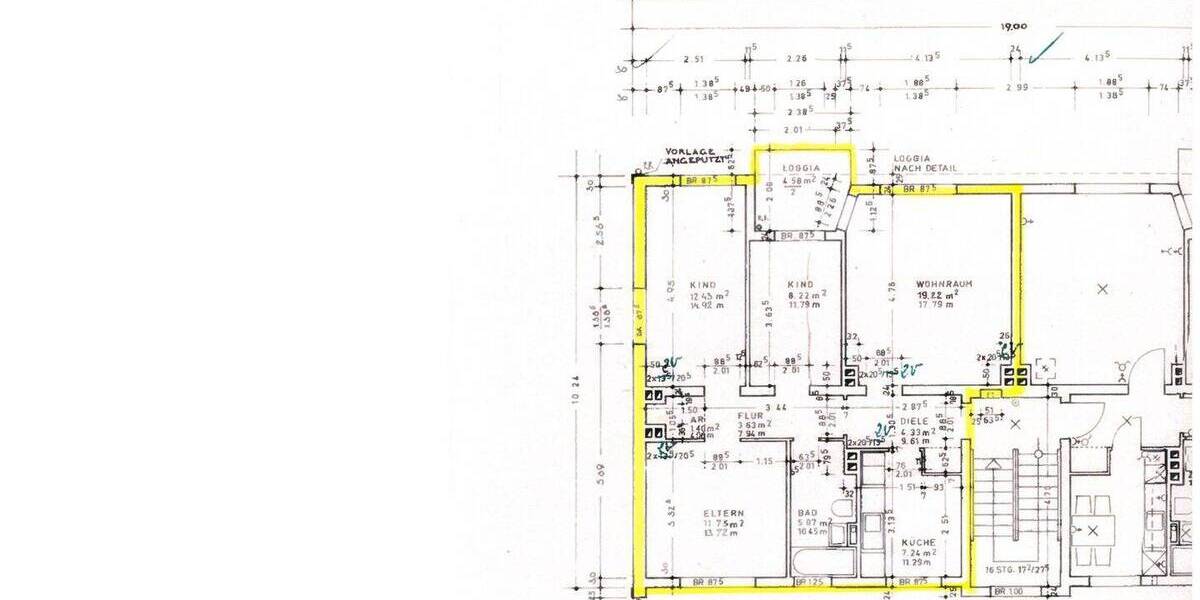 Etagenwohnung Verden - 4 Zimmer, 73 m&sup2;, 119.000&euro; | Angebot:26758819