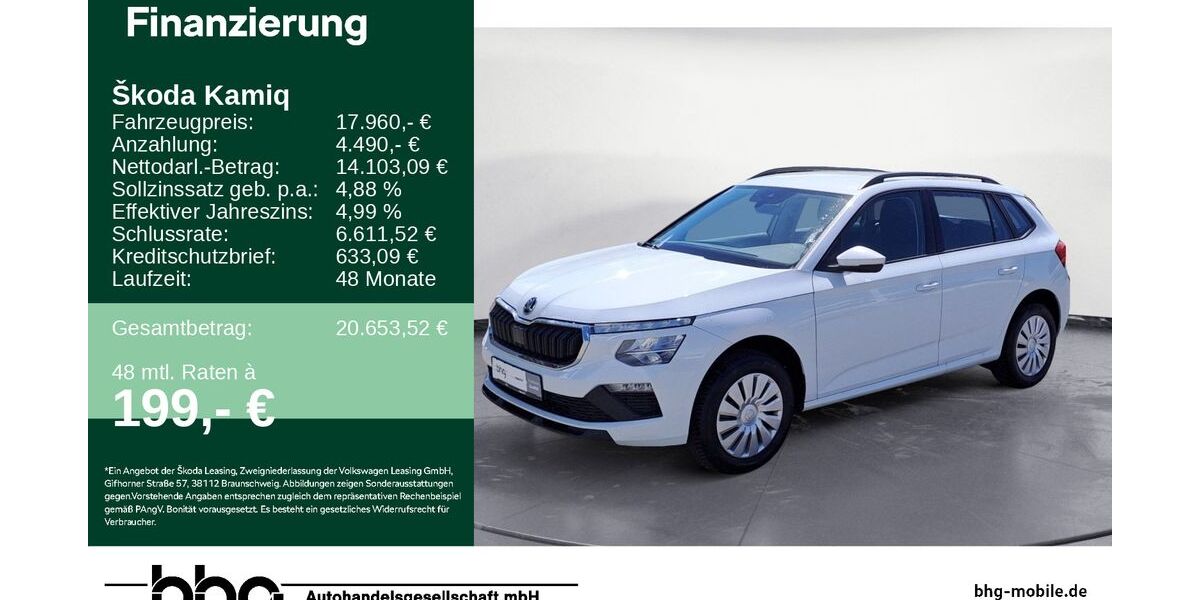 Skoda Kamiq 24.386 km 17.960 &euro; Durmersheim 76448