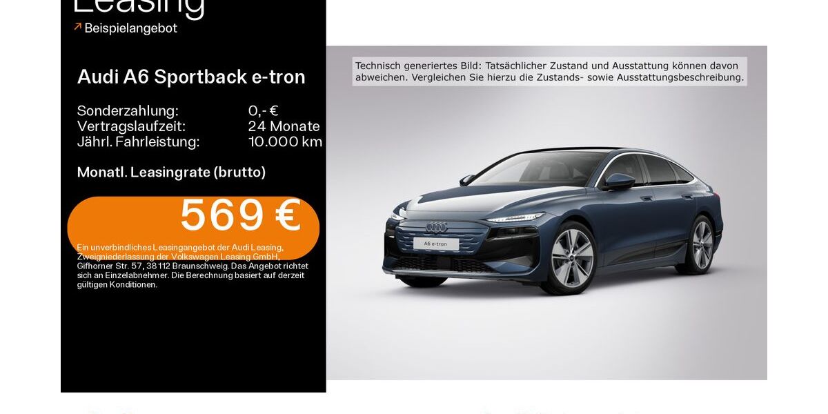 Audi A6 e-tron 12.200 km 68.369 € Hanau 63452