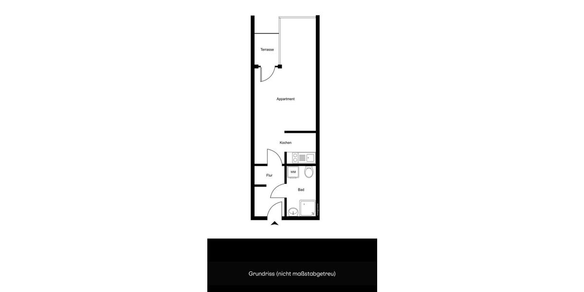 Erdgeschoßwohnung Oldenburg Drielaker-Moor - 1 Zimmer, 32 m&sup2;, 99.500&euro; | Angebot:27096948