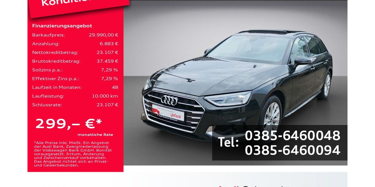 Audi A4 59.600 km 29.990 &euro; Schwerin 19061