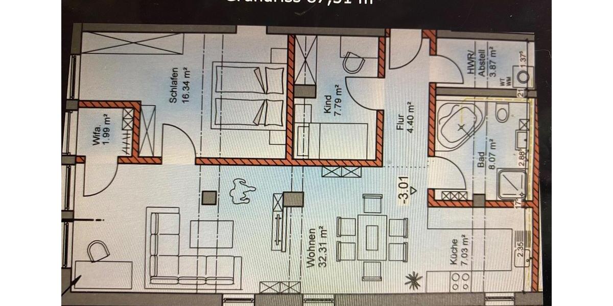 Etagenwohnung Hohenwarth - 4 Zimmer, 88 m&sup2;, 137.000&euro; | Angebot:26167035
