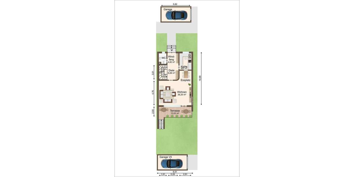 Reihenendhaus Schwetzingen - 6 Zimmer, 165 m&sup2;, 595.000&euro; | Angebot:25702900
