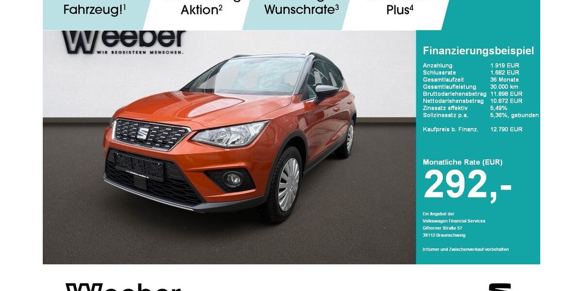 Seat Arona 65.021 km 11.990 &euro; Weil der Stadt 71263