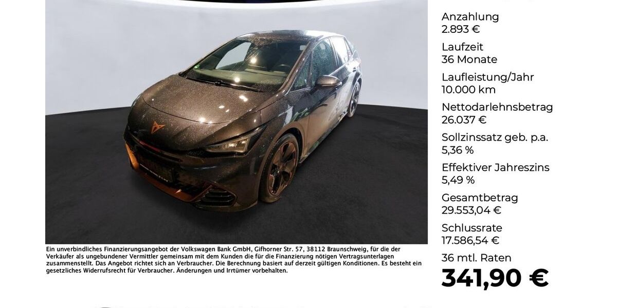 Cupra Born 19.725 km 28.930 &euro; Vechta 49377